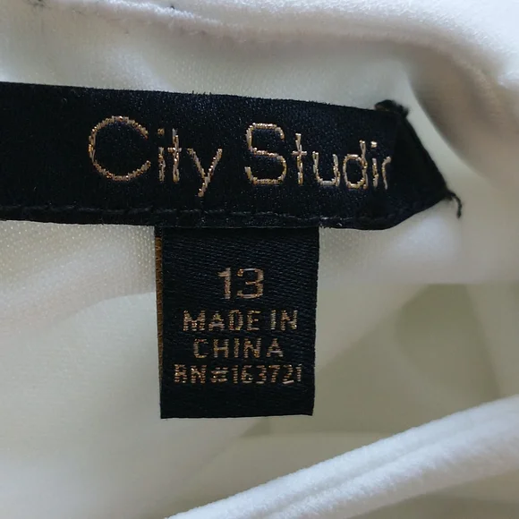 NWT City Studio Party Neutral Dress - Picture 7 of 8